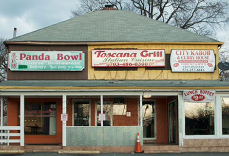 Panda Bowl, Toscanna Grill, City Kabob, Columbia Pike