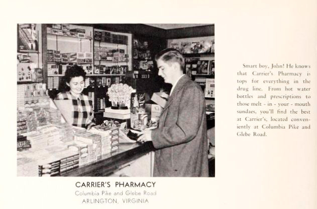 Carrier's Drug Store, Westmont Shopping Center , Columbia Pike